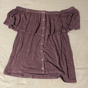 American Eagle off the shoulder top